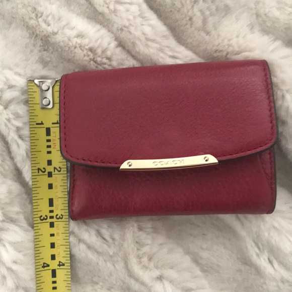 Coach Bags Never Been Used Small Red Coach Card Holder Poshmark